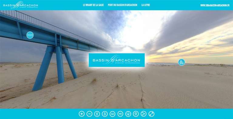 visite virtuelle sida arcachon Cardboard VR