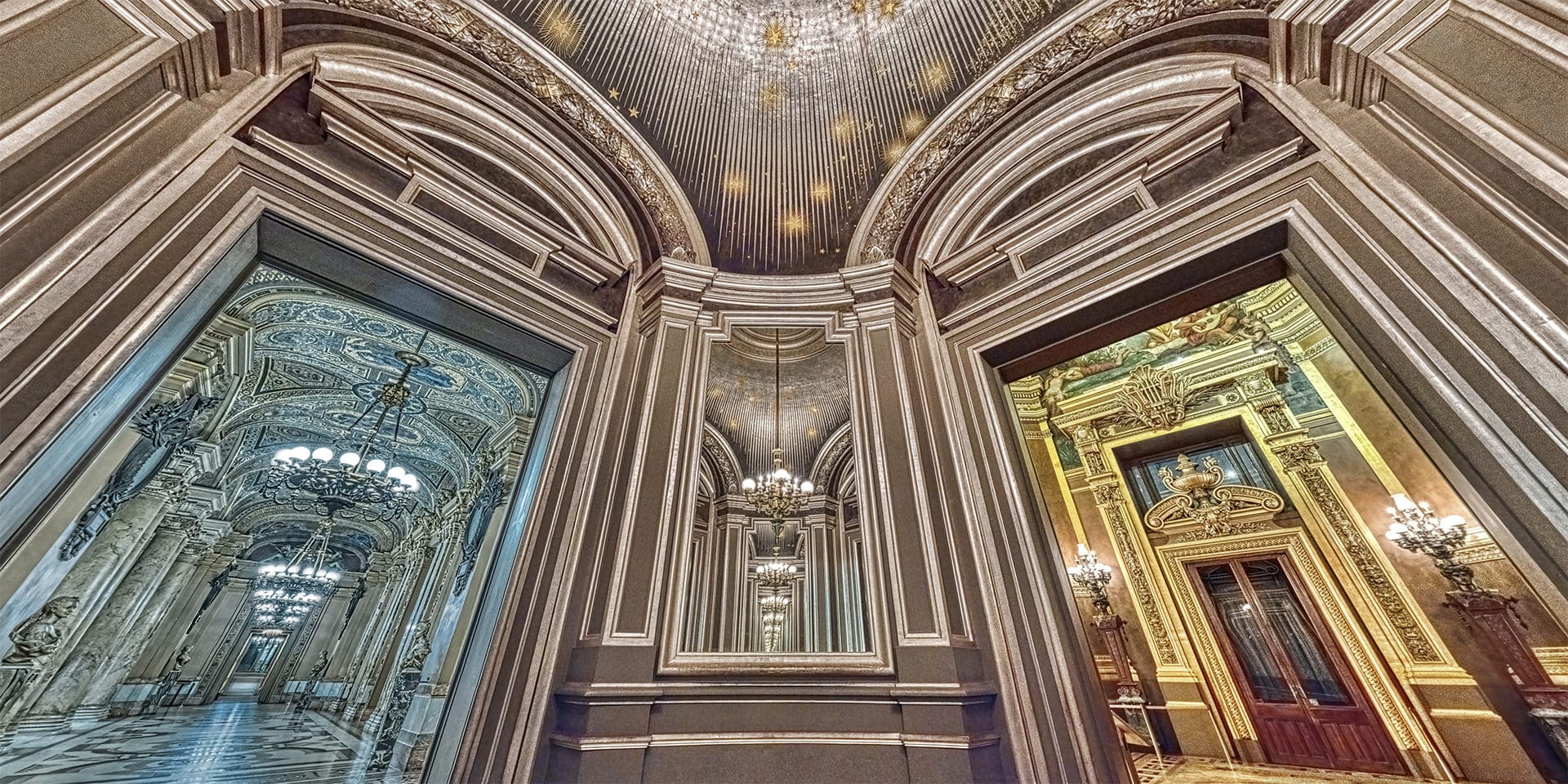 Vue immersive du Salon du Soleil de l’Opéra Garnier
