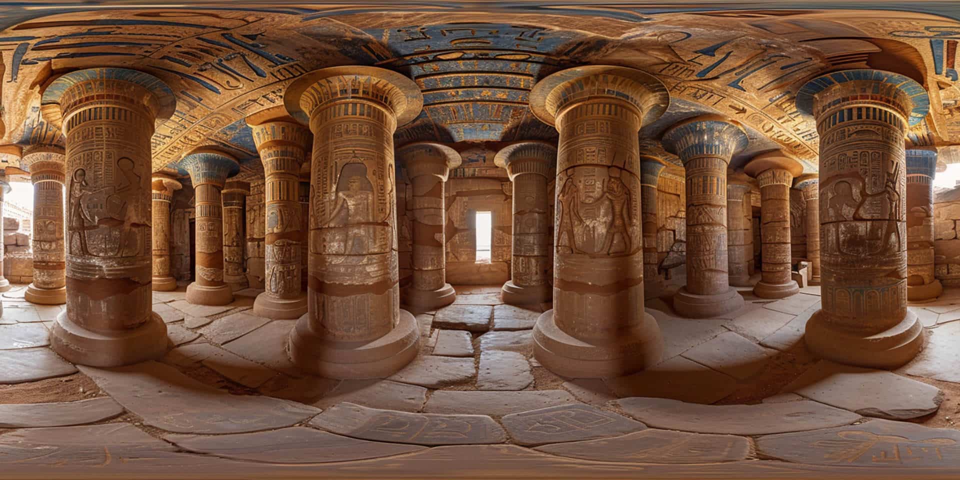 Visiteur en pleine immersion dans une visite virtuelle HDR 360°